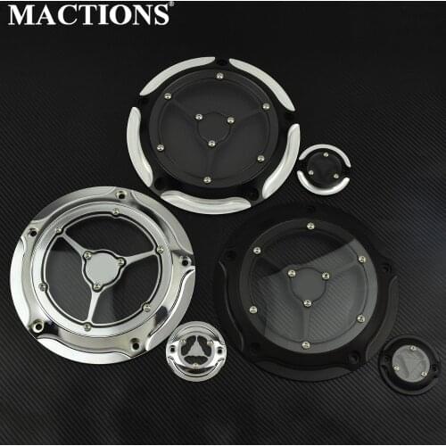 Motorcycle Engine Derby Timer Cover For Harley Touring Road King Street Glide FLH/T FLHTCUL FLHTKL 2017 2018 Softail