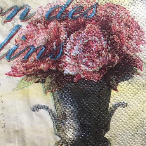 Decoupage wedding vintage napkin paper elegant tissue oil painting flower egg net birthday party beautiful serviettes decor 20