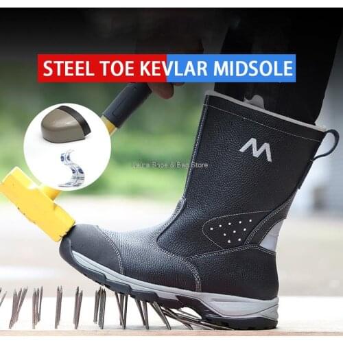 DIANRUO Men's Work Shoes