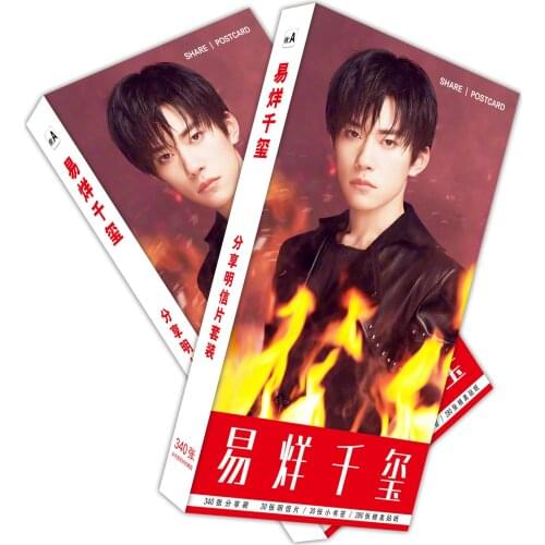 Jackson Yi Yang Qianxi China Male Actor Singer Picture Photo Sticker Postcard Box Set Birthday Christmas Gift