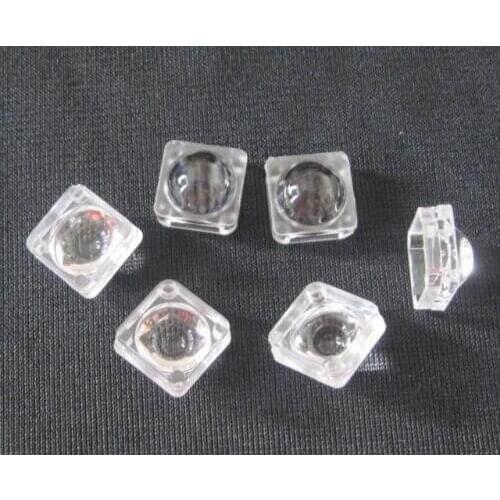 #FLRH-9.9 High quality 5050 LED Optical Lens, Lens Size: 9.9X9.9X6.51mm, 40 degree, Clean surface, PMMA materials