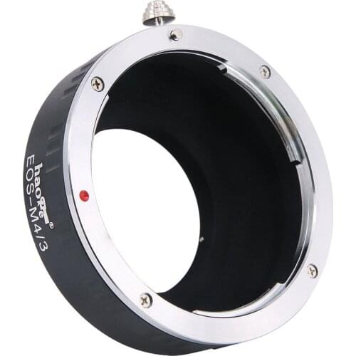Haoge Manual Lens Mount Adapter for Canon EOS EF EFS Lens to Olympus and Panasonic Micro Four Thirds MFT M4/3 M43 Mount Camera