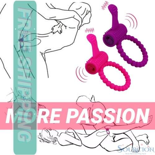 A Penis Ring Cock Intense Clit Stimulation Silicone Tongue Vibrator Sex Fidget Toys For Couple Adults Products Delay Ejaculation