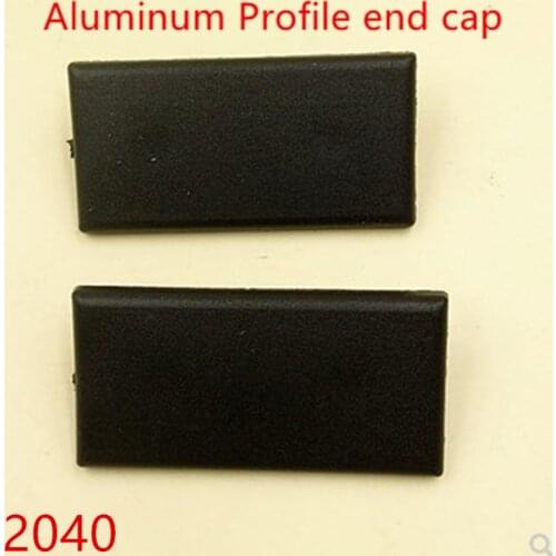 20pcs 2040 aluminum profile nylon Plastic End Cap Cover Plate black for 2040 EU Aluminum Profile