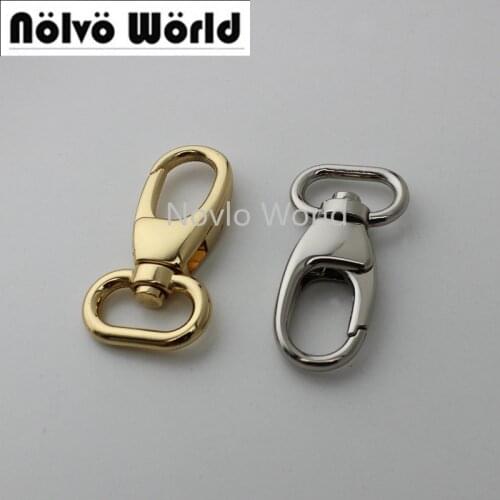 100pcs 5colors 20mm Exquisite trigger hook Powerful snap hook handbag gold swivel clasp hooks hardware accessory DIY 60pcs