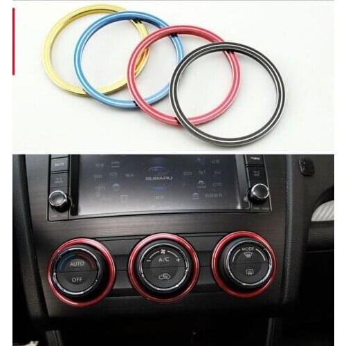 New 3 Pcs Air Conditioner Control Knobs Trim Panel Switch Cover for Subaru XV