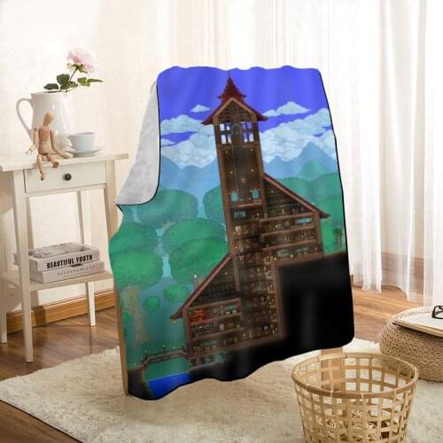 New Arrival Terraria Cartoon Blankets Printing Soft Blanket Throw On Home/Sofa/Bedding Portable Adult Travel Cover Blanket