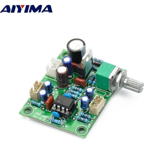 AIYIMA NE5532 Amplifier Preamp Volume Adjustment Board 10 Times Preamplifier Magnification Board DC10-34V Home Amplifier DIY