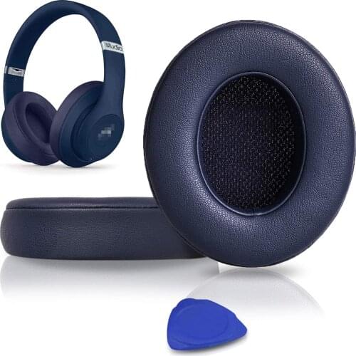 Professional Replacement EarPads Cushions, Earpads Compatible with Beats Studio 2.0 & 3 Wired/Wireless with Soft Protein Leather