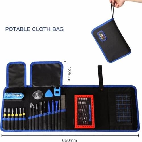 Professional Precision Screwdriver Set 67 In 1 K-1780 Mobile Phone Repair Tool Kit With Canvas Bag for PC Phone Repair