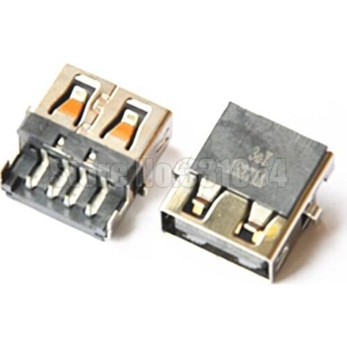 10pcs/lot USB 2.0 Jack Socket Port Connector for Lenovo ThinkPad Edge G470 G570 G475 A AX AL AH