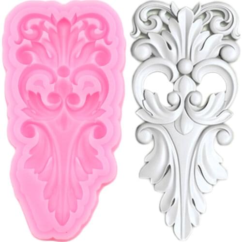 Sugarcraft Relief Lace Border Silicone Mold Fondant Cake Decorating Tools Polymer Clay Candy Chocolate Gumpaste Moulds