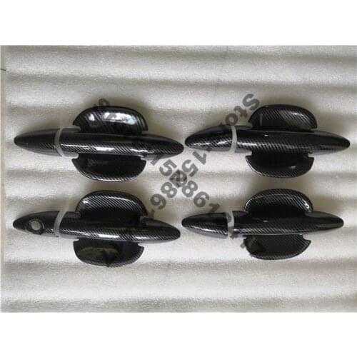 Car Styling ABS Chrome Door Handle Bowl Door handle Protective covering Cover Trim For KIA K2 RIO 3 Sedan 2011~2016