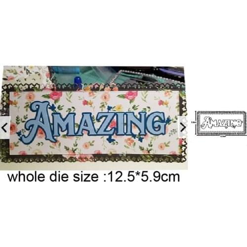 Amazing Frame Metal Cutting Dies stamps and dies Stencils DIY Scrapbooking dies Photo Cards Making Embossing Die Cuts Craft dies