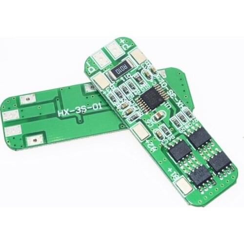 1PCS 3S 6A Li-ion Lithium Battery 18650 Charger Protection Board Module 10.8V 11.1V 12.6V Wholesale