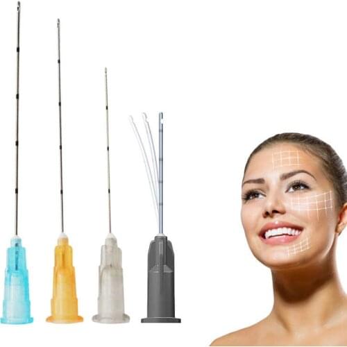 50pcs Blunt-Tip Cannula for filler injection18G1G22G23G25G27G30G facial filling