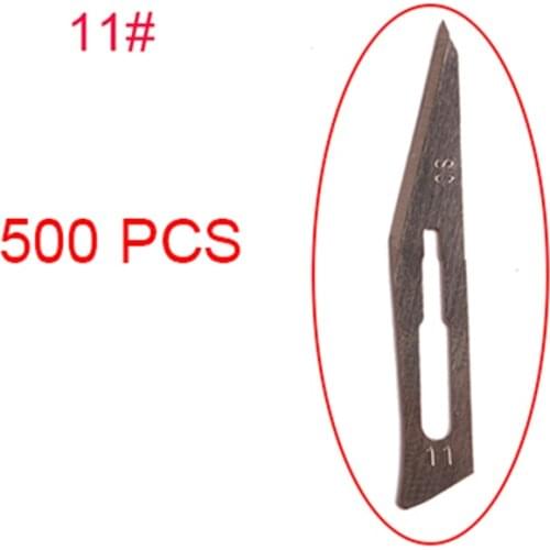 500 Pcs Surgery Scalpel Opening Scalpel blade Disposable blade Stainless Steel Multi Knife free shipping For most country
