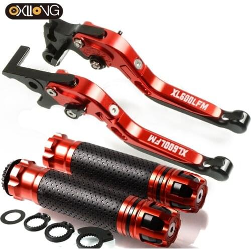 Motorcycle Accessories Brake Clutch Levers Handlebar grip Handle Hand Grips For HONDA XL600LMF XL600 LMF XL600L MF 1985-1986