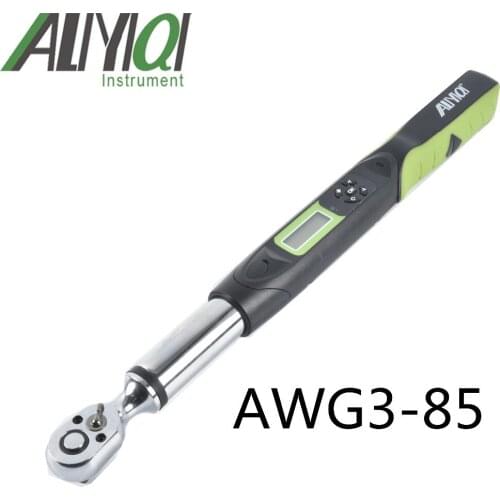 ALIYIQI 85N.m 3/8 Digital Torque Wrench AWG3-85 Bidirectional Ratchet Head 36 Teeth High Accuracy 2% Top Quality Tools