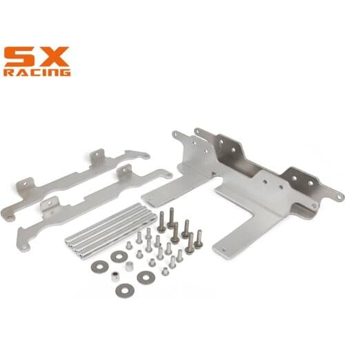 Motorcycle Radiator Guard Bracket Aluminum Set For HONDA CRF250X 2004-2016 CRF250R 2004 2005 2006 2007 2008 2009 Dirt Bike