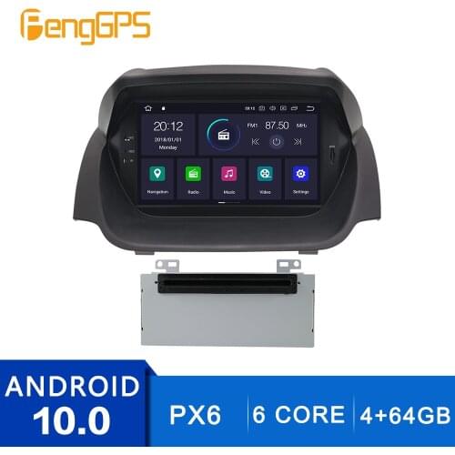 Android 10.0 CD DVD Player For Ford Fiesta 2013-2016 Touchscreen Multimedia GPS Navigation Mirror Link PX6 4+64G Headunit WIFI