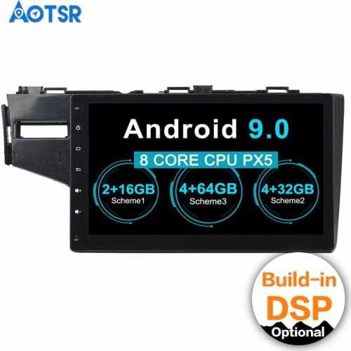 Aotsr 10.1" Android 9.0 Car No DVD Player GPS navigation for Honda FIT 2014 2015 2 din multimedia stereo auto Headunit DSP 64GB