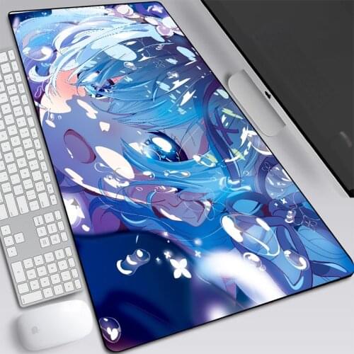 Anime Rem Re Zero Large Mouse pad Gaming MousePad Laptop Notebook Desk Mat For CSGO Dota Keyboard Manga Gift DROPSHIPPING