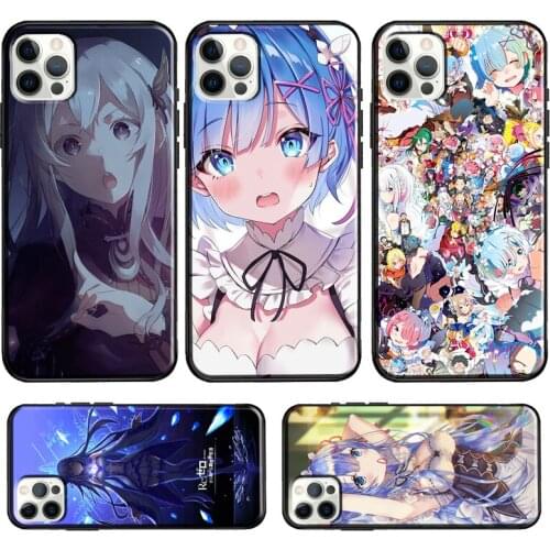 Re Zero Season 2 Case For iPhone 12 Pro Max 12 mini 11 Pro Max 6S 7 8 Plus X XR XS Max SE 2020 Cover