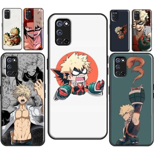 Katsuki Bakugo My Hero Academia Case For OPPO A1K A3S A5S A15 A52 A72 A83 A91 F5 A5 A9 A31 A53 2020 Reno 2 Z 4 Pro Coque