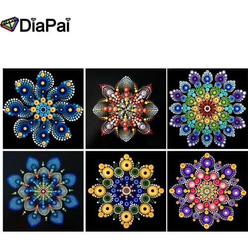 DIAPAI Full Square/Round Drill 5D DIY Diamond Painting "Religious Mandala" 3D Embroidery Cross Stitch 5D Decor Gift