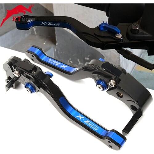 For KYMCO XTOWN300i X-TOWN 125i 300i x town 125 300 Motorcycle CNC High Quality Adjustable 3D Rhombus Brake Clutch Levers