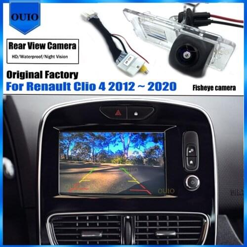 HD rear view camera|For Renault Clio 4 2012 ~ 2020 HD Night Vision Waterproof Camera| Backup Parking Reversing Camera