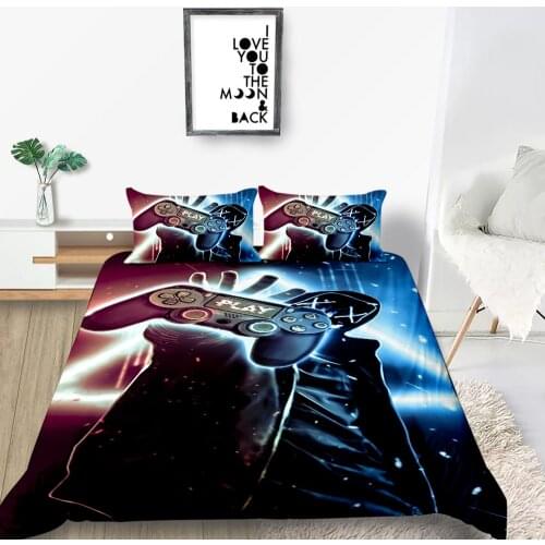 Gamepad Bedding Set Rock Style Creative Fashionable Duvet Cover 3D Queen King Twin Full Single Double Unique Design Bed Set