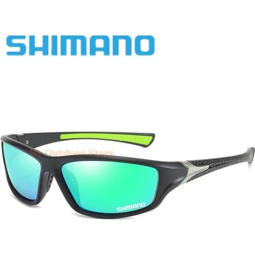 Shimano Polarized Sunglasses Mens Driving Camping Hiking Fishing Classic Sun Glasses Outdoor Sports UV400 Cycling Eyewear Bike
