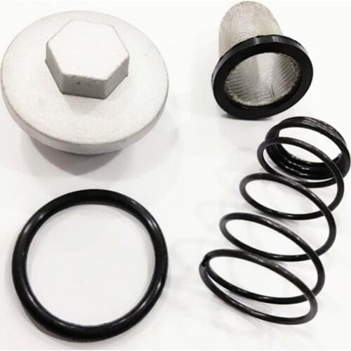 Scooter Drain Plug Oil Filter Set for GY6 50cc-150cc Moped Baotian Taotao Aluminum & Rubber High Efficiency