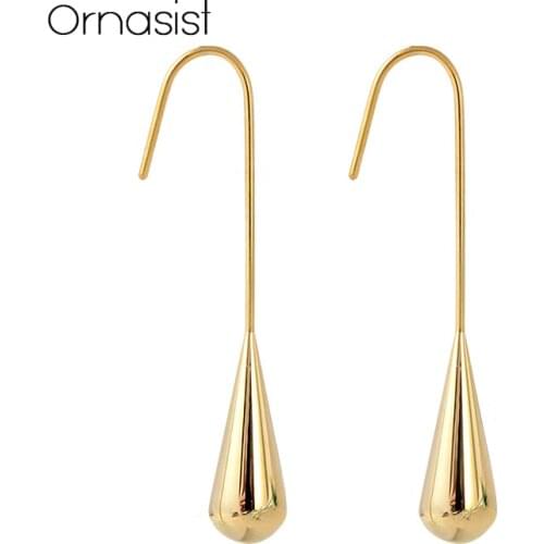 Women's Gold Earrings Ornasist China