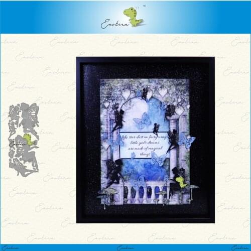 Silhouette fairies party Cutting Dies new 2020 Metal mould dies Scrapbooking Paper Making Craft die Matching color paper dies