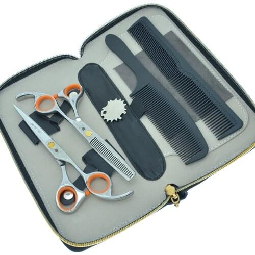 Smith Chu 6.0" 5.5" Professional Hairdressing Scissors Japan 440c Hair Cutting Shears Salon Barber Hair Thinning Clipper A0054C