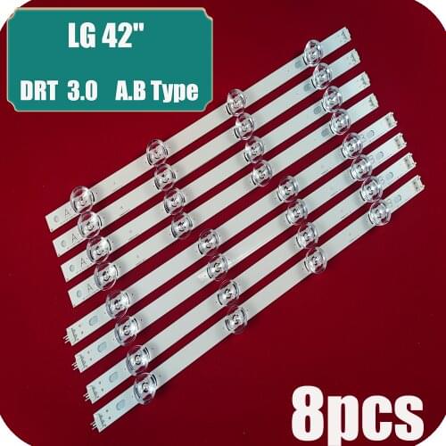 New8-piece LED Light Strip Replacement Kit for LG Lc420due 42lf652 42lb650v Innotek DRT3.042 "ab 6916l-1710a 6916l-1709a42lb620v
