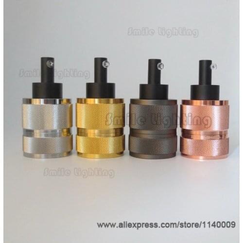 1pcs,2pcs/lot High Quality E27 Pendant Light Socket 4 Finishes Vintage Edison Lamp Holder Industrial Bulb Pendants