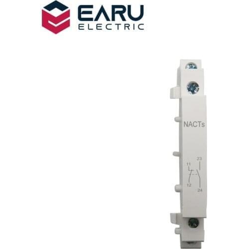 1pc O+F Auxiliary Contactor for Househould AC Contactor AC 220V 230V 50/60Hz 2NO or 1NO 1NC IACTS for Smart Home House Hotel