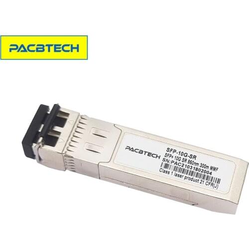 10G SFP+ duplex LC SFP Module Multi-Mode 850nm 300m SFP-10G-SR with Cisco/Mikrotik/Huawei Switch Full Compatible