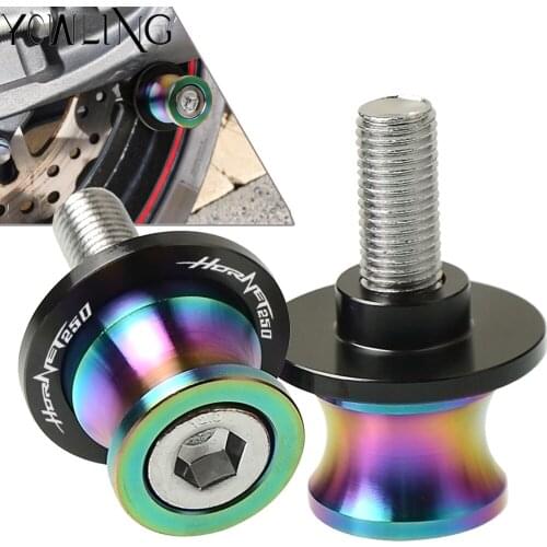 8mm Swingarm Stand Screws CNC Motorcycle Swing Arm Spools Sliders bobbins FOR HONDA Hornet250 Hornet 250 2005 2006 2007 2008