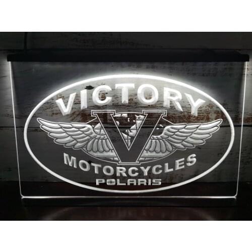 R084 Victory motorcycle accessories car beer bar pub club LED Neon Light Signs