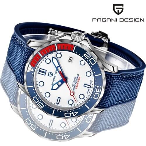 PAGANI Design Automatic Watch Mens Top Luxury Brand Mens Mechanical Watch 2021 Business Stainless Steel Strap Waterproof Watch