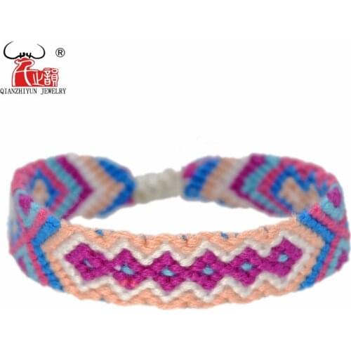 Cotton Friendship Bracelets Anklet Bracelets Bohemia Style Weave Woven String Handmade Bracelet For Women and Men