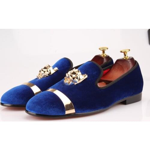 GOOD leopard head adorn comfortable fashion US 5-12 Mens flannelette The fabric wedding career work party dance shoes