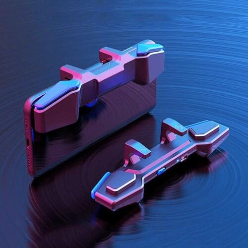 AK01 Mobile Phone Gaming Controller Game Console Durable Adjustable Finger Trigger Machine for PUBG Mobile Joystick