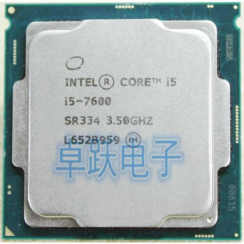 Intel Core i5-7600 3.50GHz Quad-Core 6MB SmartCache up to 4.10GHz HD Graphics 630 i5 7600 FCLGA1151 free shipping