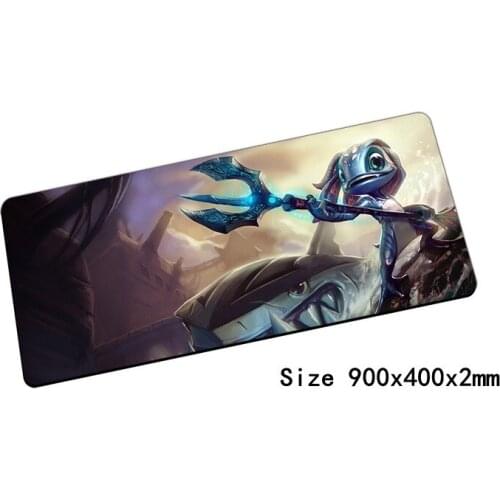 Fizz mouse pad 900x400x2mm pad mouse lol notbook computer mousepad Tidal Trickster gaming padmouse gamer keyboard mouse mats